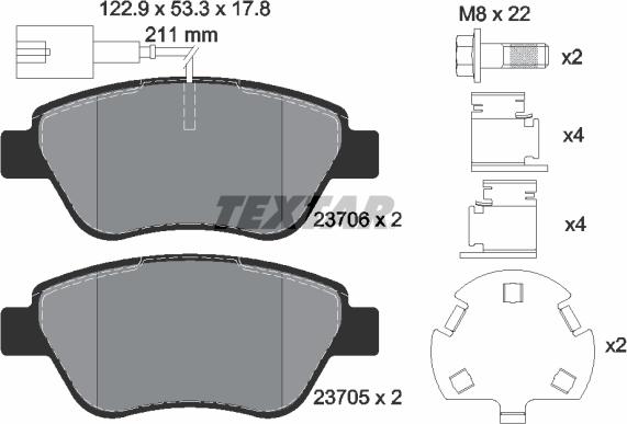 Textar 2370601 - Jarrupala, levyjarru inparts.fi