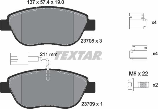 Textar 2370804 - Jarrupala, levyjarru inparts.fi