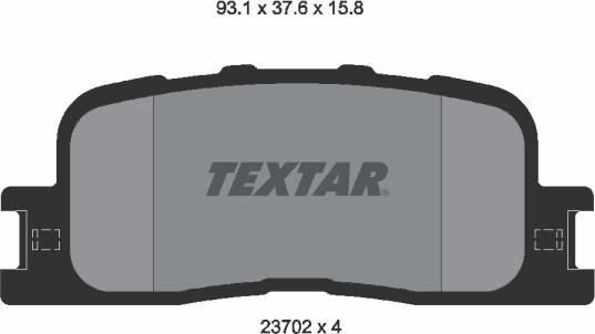 Textar 2370201 - Jarrupala, levyjarru inparts.fi