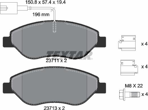 Textar 2371104 - Jarrupala, levyjarru inparts.fi