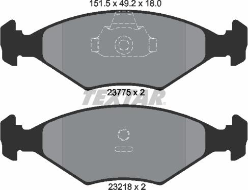 Textar 2377501 - Jarrupala, levyjarru inparts.fi