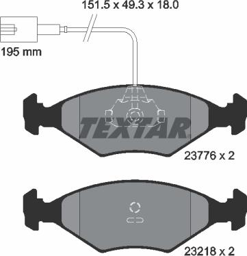 Textar 2377601 - Jarrupala, levyjarru inparts.fi