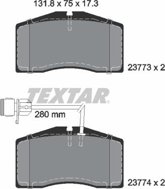 Textar 2377301 - Jarrupala, levyjarru inparts.fi