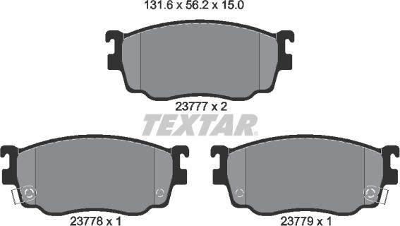 Textar 2377701 - Jarrupala, levyjarru inparts.fi