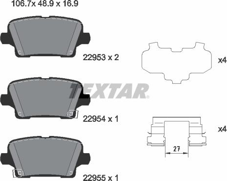 Textar 2295301 - Jarrupala, levyjarru inparts.fi