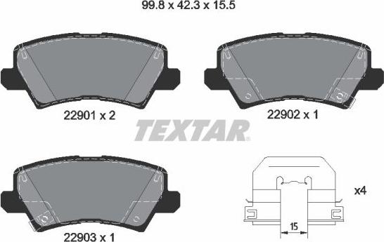 Textar 2290101 - Jarrupala, levyjarru inparts.fi