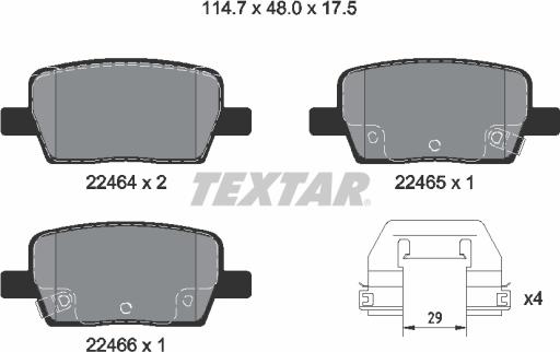 Textar 2246401 - Jarrupala, levyjarru inparts.fi