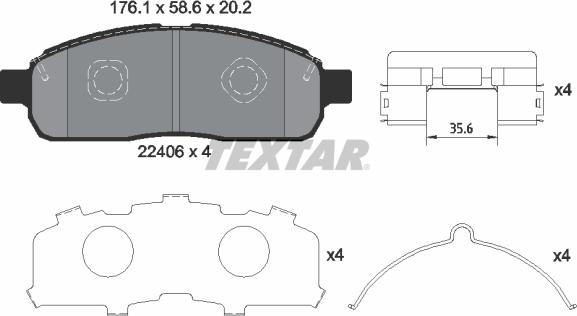 Textar 2240601 - Jarrupala, levyjarru inparts.fi