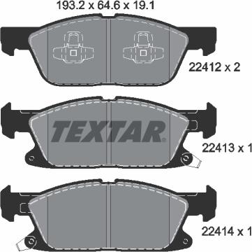 Textar 2241201 - Jarrupala, levyjarru inparts.fi