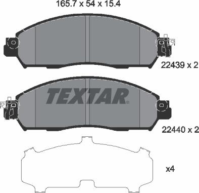 Textar 2243903 - Jarrupala, levyjarru inparts.fi