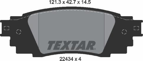 Textar 2243401 - Jarrupala, levyjarru inparts.fi