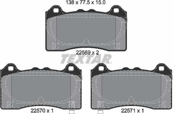 Textar 2256901 - Jarrupala, levyjarru inparts.fi