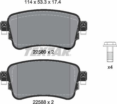 Textar 2258801 - Jarrupala, levyjarru inparts.fi