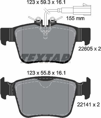 Textar 2260501 - Jarrupala, levyjarru inparts.fi