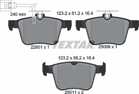 Textar 2260101 - Jarrupala, levyjarru inparts.fi