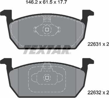 Textar 2263101 - Jarrupala, levyjarru inparts.fi