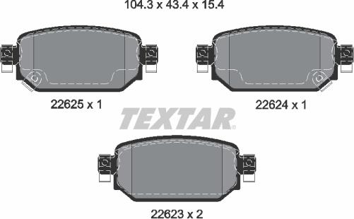 Textar 2262301 - Jarrupala, levyjarru inparts.fi