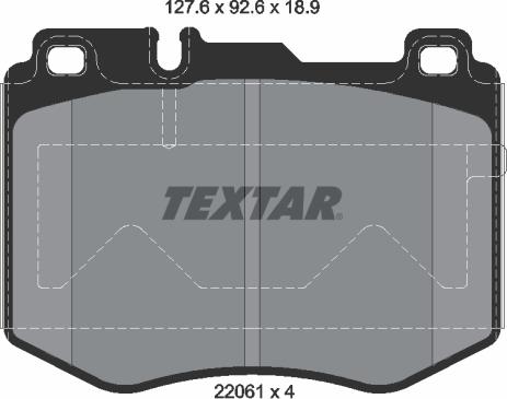 Textar 2206101 - Jarrupala, levyjarru inparts.fi