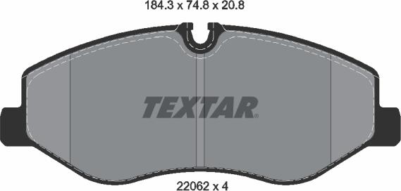 Textar 2206201 - Jarrupala, levyjarru inparts.fi