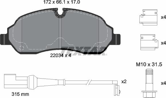 Textar 2203401 - Jarrupala, levyjarru inparts.fi