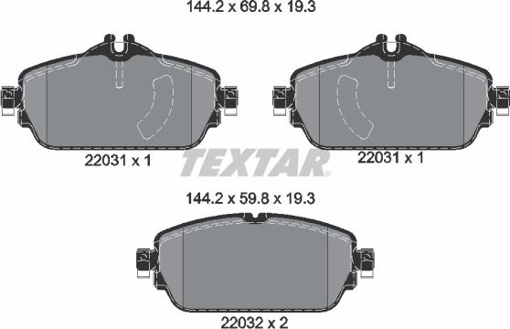 Textar 2203101 - Jarrupala, levyjarru inparts.fi