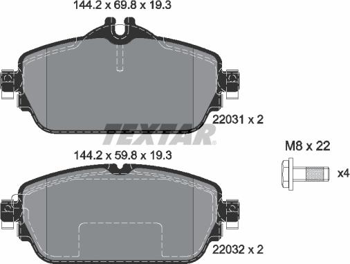 Textar 2203102 - Jarrupala, levyjarru inparts.fi