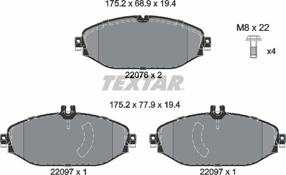 Textar 2207601 - Jarrupala, levyjarru inparts.fi