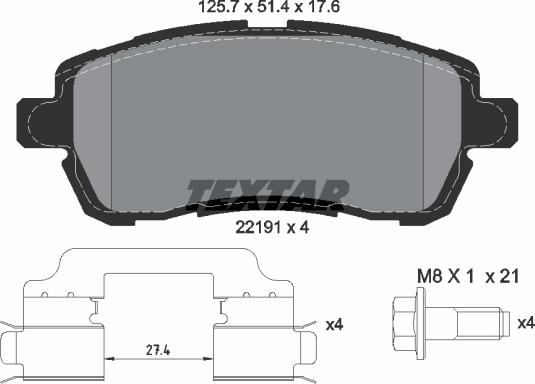 Textar 2219103 - Jarrupala, levyjarru inparts.fi