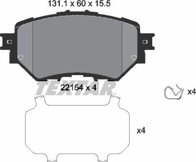 Textar 2215401 - Jarrupala, levyjarru inparts.fi