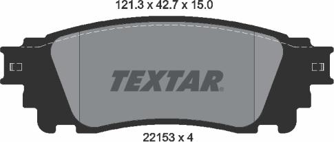 Textar 2215301 - Jarrupala, levyjarru inparts.fi