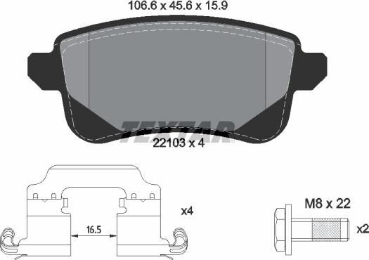 Textar 2210301 - Jarrupala, levyjarru inparts.fi