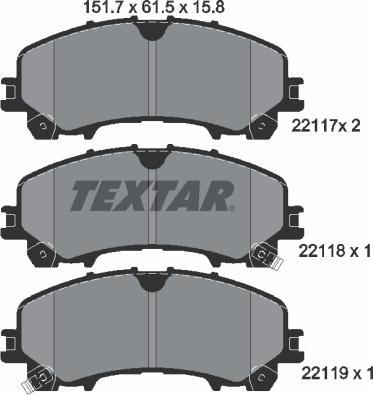 Textar 2211701 - Jarrupala, levyjarru inparts.fi