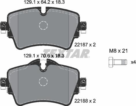 Textar 2218701 - Jarrupala, levyjarru inparts.fi