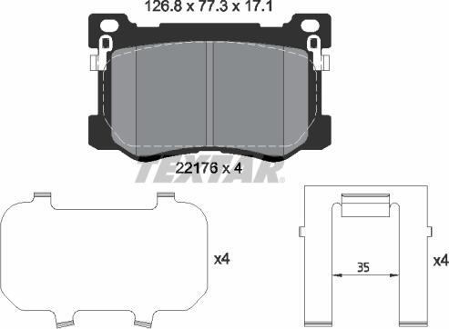 Textar 2217601 - Jarrupala, levyjarru inparts.fi