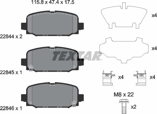 Textar 2284401 - Jarrupala, levyjarru inparts.fi