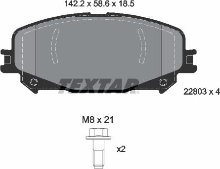 Textar 2280301 - Jarrupala, levyjarru inparts.fi