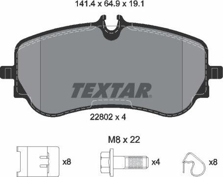 Textar 2280201 - Jarrupala, levyjarru inparts.fi