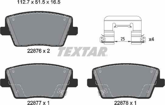 Textar 2287603 - Jarrupala, levyjarru inparts.fi