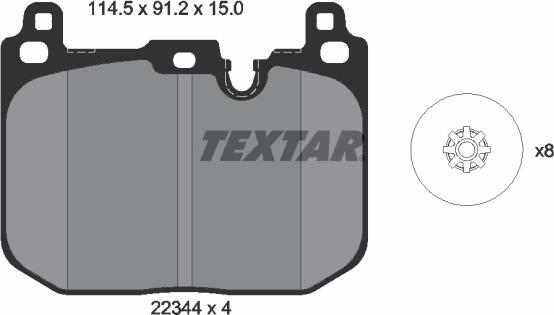 Textar 2234401 - Jarrupala, levyjarru inparts.fi