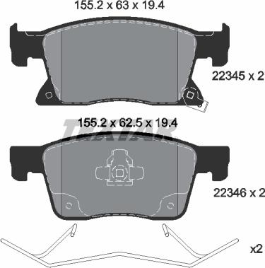 Textar 2234501 - Jarrupala, levyjarru inparts.fi