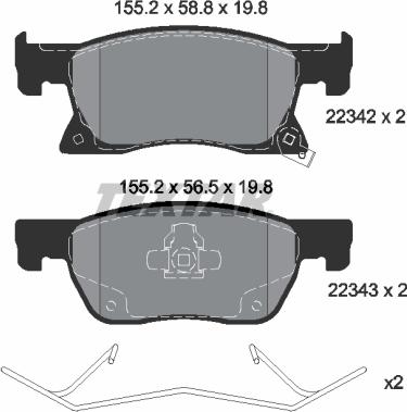 Textar 2234201 - Jarrupala, levyjarru inparts.fi