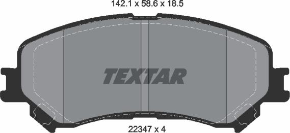 Textar 2234701 - Jarrupala, levyjarru inparts.fi