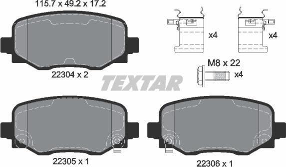 Textar 2230401 - Jarrupala, levyjarru inparts.fi