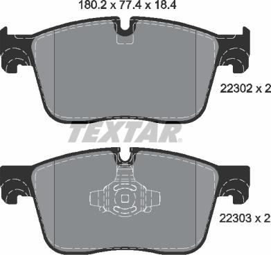 Textar 2230201 - Jarrupala, levyjarru inparts.fi