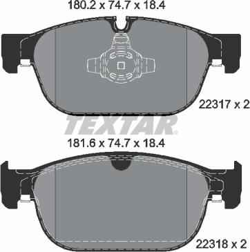 Textar 2231701 - Jarrupala, levyjarru inparts.fi