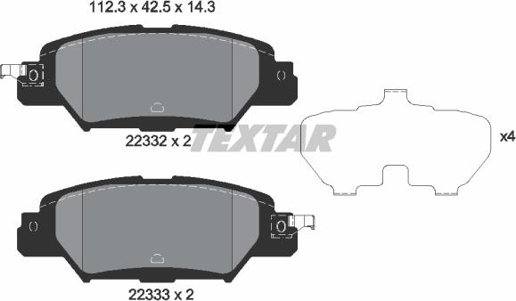 Textar 2233201 - Jarrupala, levyjarru inparts.fi