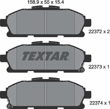 Textar 2237201 - Jarrupala, levyjarru inparts.fi