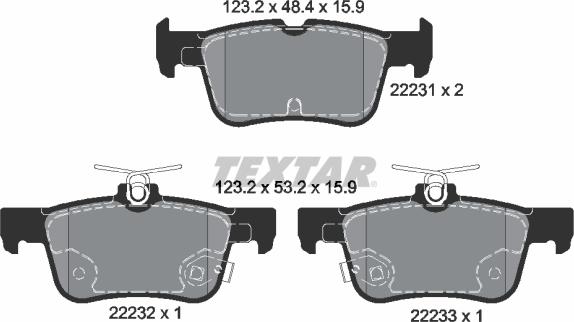 Textar 2223101 - Jarrupala, levyjarru inparts.fi