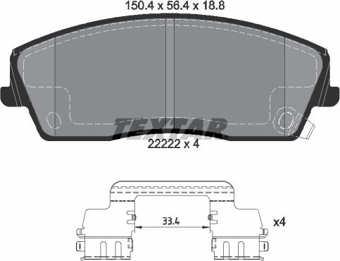 Textar 2222201 - Jarrupala, levyjarru inparts.fi