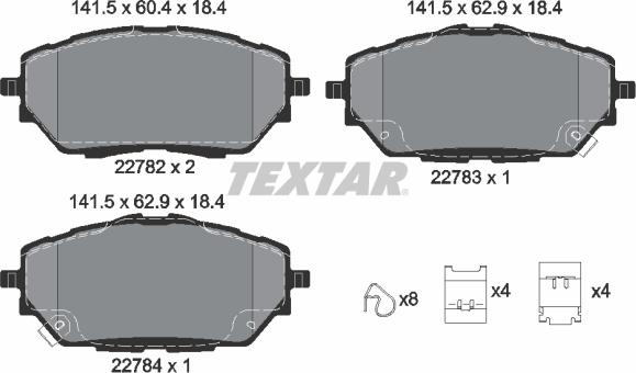 Textar 2278201 - Jarrupala, levyjarru inparts.fi